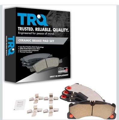 TRQ Front Brake Pads Ceramic Porsche Cayenne Panamera Taycan  Volkswagen Audi