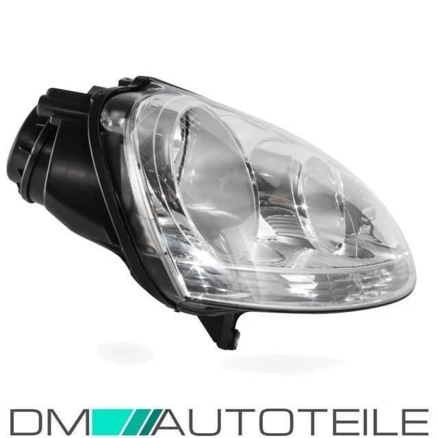 Halogen Scheinwerfer Set LINKS & RECHTS Klarglas passt für VW Golf 5 V Jetta - Bild 2 von 4