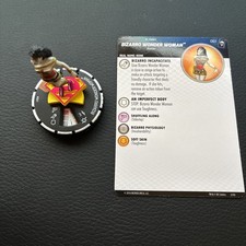 Heroclix Joker's Wild set Bizarro Wonder Woman 061 Chase figure w/card 