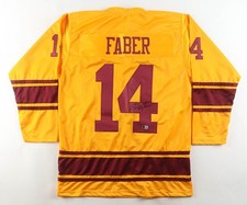 Brock Faber Signed Minnesota Golden Gophers Jersey (Beckett) Team USA & Min Wild