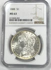 1888 Morgan Silver Dollar Choice Uncirculated Bright White