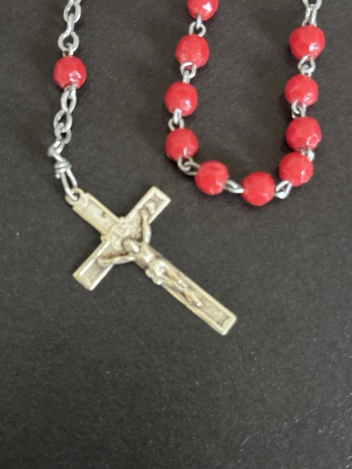 Chapelet Ancien Corail - Photo 2/4