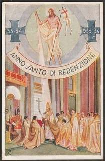 VATICAN 1933 16 MAG CART.POST.COMMEM. FRANCATA COL 25C. SU 30C. CONCILIATION