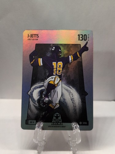 2025 Bo Jackson Battle Arena J-JETTS Justin Jefferson #SBF-12 Silver Battlefoil