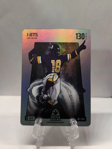 2025 Bo Jackson Battle Arena J-JETTS Justin Jefferson #SBF-12 Silver Battlefoil