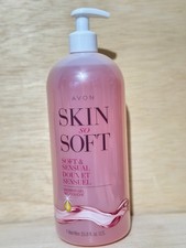 AVON SKIN SO SOFT SOFT  SENSUAL SHOWER GEL 33.8 FL OZ BRAND NEW WITH PUMP