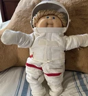 1985 Vtg Cabbage Patch Kid Young Astronaut Tan Hair Blue Eyes #8 Head Mold Read!