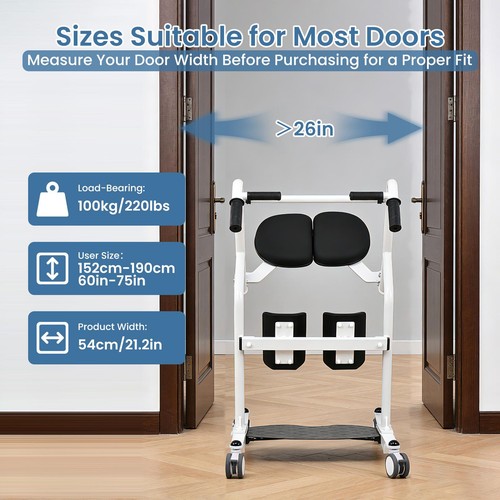 Sit to Stand Lift, Stand Assist Lift for Elderly, Patient Lift Chair Transport - Picture 8 of 12