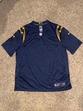 Nike Men  s Los Angeles Charger Authentic On Field Navy/Yellow Jersey