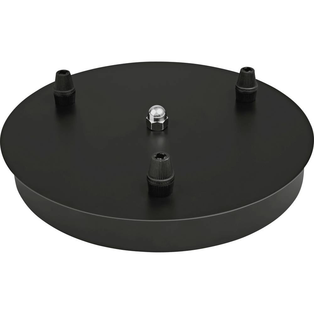 OSRAM Vintage 1906 PenduLum suspension triple ronde noire en metal pour salon