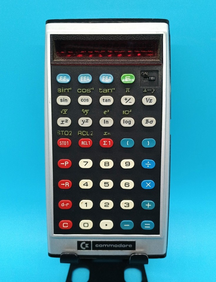 Vintage Commodore SR-9140D Scientific Calculator Red LED Tested Working