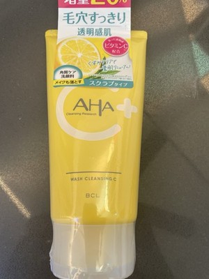 BCL AHA Wash Cleansing Citrus Research 145g Made In Japan