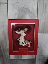 Lenox 2025 Marcel The Moose Christmas Ornament