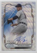 2019 Bowman Sterling Prospect Wave Refractor 78/125 Franklin Perez Auto 1d4