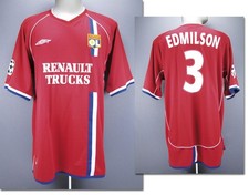 Original match worn Spielertrikot Olympique Lyon Edmílson 2002/2003 CL