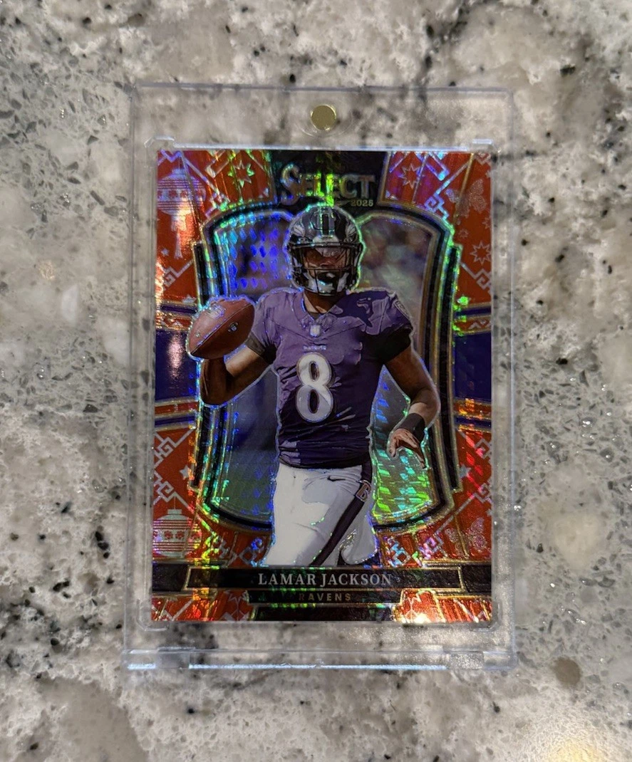 Lamar Jackson Football Serial Numbered Sports Trading Cards