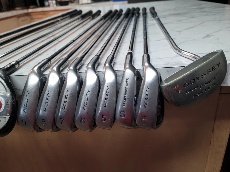 Acuity Turbo Plus S3 1W,3W,4-5H,5-PW,SW SET Graphite RFlex RH Odyssey Putter  - Image 3 of 4