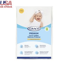 Waterproof Crib Toddler Mattress Protector GREENGUARD Certified Machine Washable