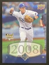 Evan Longoria 2008 Upper Deck Timeline Rookie Card Tampa Bay Rays #303