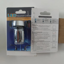 LED Temperature Sensitive Faucet Water Saving Kitchen Bathroom Sensor 7 Color Ch
