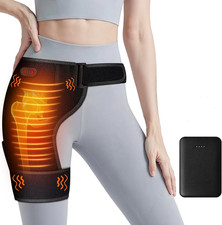 Cordless Heated Massage for Hip/Sciatica Pain Relief with 5000Mah Power Bank Hip