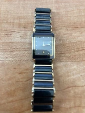 Vintage RADO DiaStar Black Dial Ceramic Wristwatch 193.0324.3 Amazing Condition