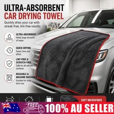 1pc Microfiber Car Drying Towel Quick Dry Absorbent Cloth Auto Wash Detailing AU