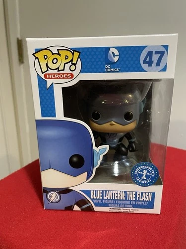 *Damaged Box* The Flash Blue Lantern Metallic Funko Pop! Heroes #47