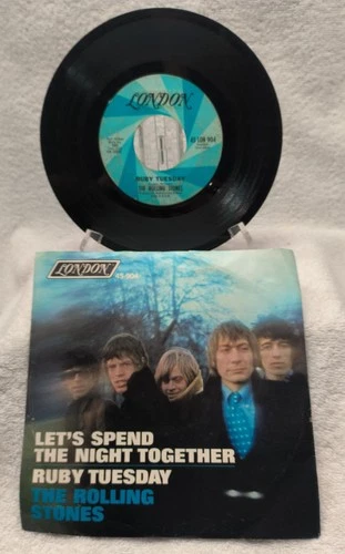 Rolling Stones 45rpm Let's Spend The Night Together/Ruby Tuesday London 1967