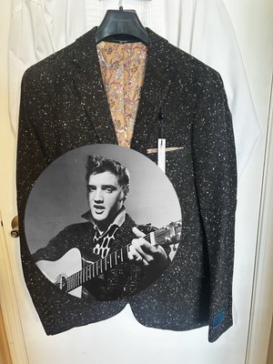 美品！ELVIS PRESLEY／1956DORSEY JACKET Vintage ELVIS PRESLEY by EXCELLED. Embroidered Jacket. Sz