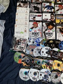 Video Game Lot PlayStation 2, Xbox, Xbox 360, Wii, Some Disc Only Some Complete