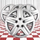 Set of 4 Wheel Covers fits 2006-2011 Chevrolet Impala 5 Spoke 16 inch - Silver