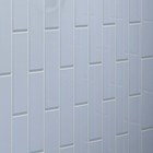 Cruz Bay Studio MKT2909 2 inch x 8 inch Glass - 2" x 8" Brick - Caribbean Blue