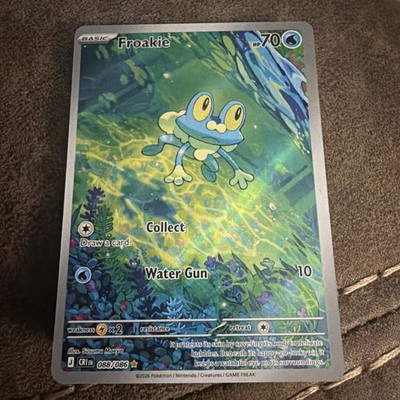 Froakie 088/086 : Illustration Rare - Chaos Rising (CRI) / NM Pack Fresh