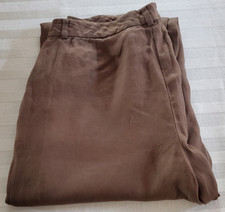 Lauren Ralph Lauren Brown Linen Dress Pants Size 16