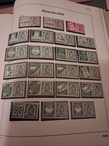 POST  STAMPS BELGIUM MNH & USED  (BELGIUM5089)  1935 - product listing photo