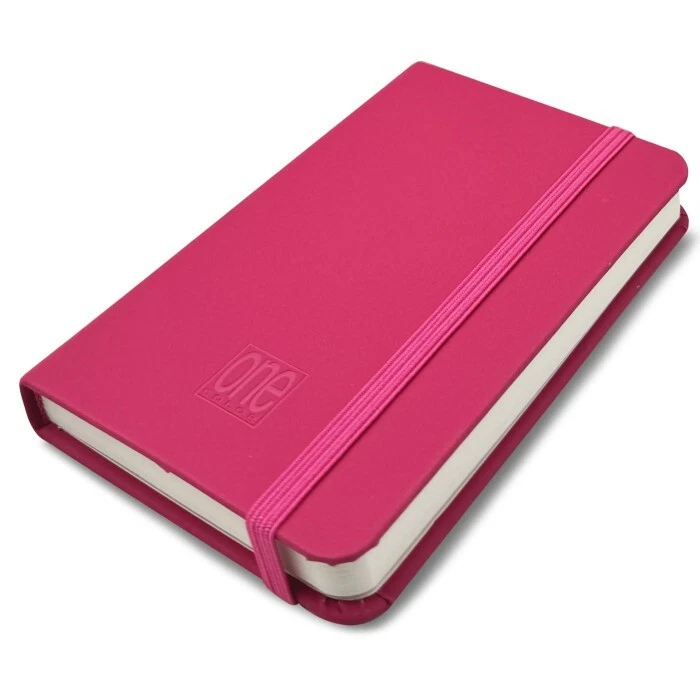 TACCUINO CON ELASTICO COPERTINA EFFETTO PELLE 9X14 1 RIGO ONE COLOR BLASETTI - Immagine 3 di 3