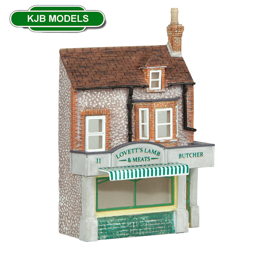 BNIB N Gauge Farish Scenecraft 42-284 Low Relief Lovett's Lamb Butchers Shop