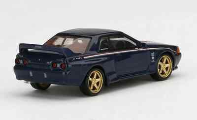 TSM Mini GT 326 Nissan Skyline GT-R R32 Nismo S-Tune Dark Blue RHD