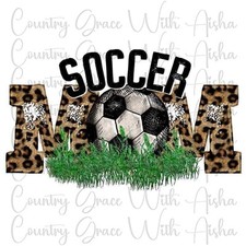 Sublimation Transfer Soccer Mom Ready To Press Heat Transfer