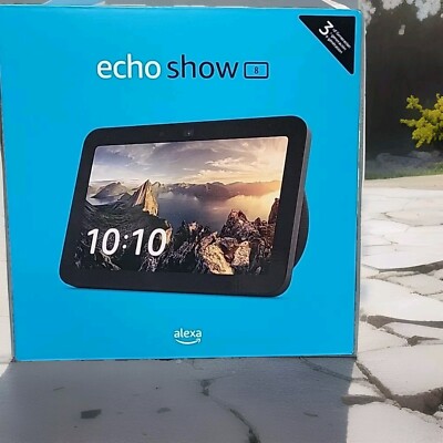Amazon Echo Show 8, 3rd Generation, Smart Display w/ Alexa, Black ~ NEW ...