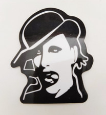 Marilyn Manson Waterproof Glossy Vinyl Sticker decal Logo 2.5"x2"