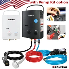 CAMPLUX 5L Portable Propane Water Heater Instant Hot Water for Camping Off-Grid