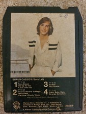 Shaun Cassidy - Born Late 8-Track, 1977 pop singer tape, 70s, Warner