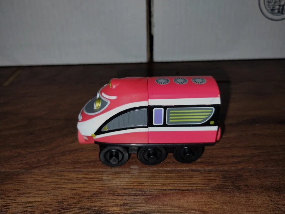 Tomy Chuggington Wooden Daley. - Image 2 of 4