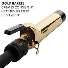 Hot Tools Pro Signature 24K Gold Curling Iron in Sizes 1", 1.25", 1.5" and 2"