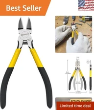 Versatile 6.5" Wire Snips for Jewelry & Crafting - Lightweight & Labour-Saving