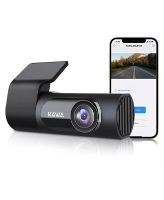 KAWA D6 Dash Cam 2K 1440P Full QHD 30fps | SEALED