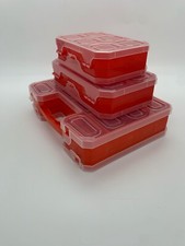 Sortimentskasten "Twin" - doppelseitiger Kleinteile Organizer im 3er Set