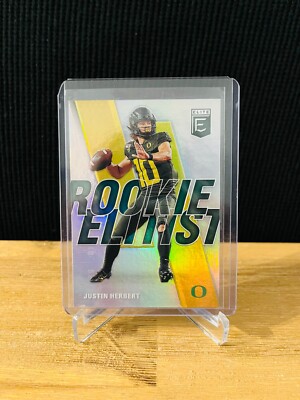 2020 Donruss Elite - Justin Herbert - Rookie Elitist #13 - Rookie Card Insert 